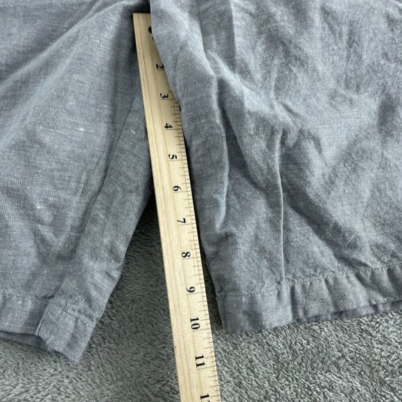 Banana Republic Mens Gray Linen/Cotton Blend Shorts Size 31 0804 - Picture 7 of 9
